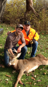 Archery buck taken during the "seeking" phase of the rut
