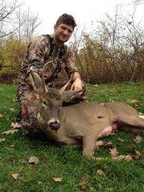 Biggest spike I've ever seen! Great hunt with food in the freezer.